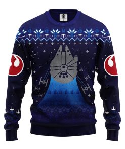 star wars blue navi winter ugly sweater 1 I8JWO