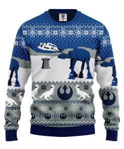 star wars blue winter ugly christmas sweatshirt 1 BsD2t