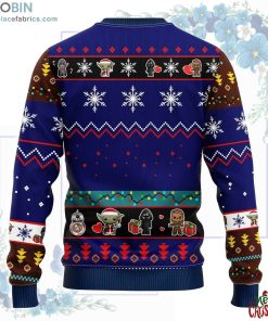 Star Wars Cute Ugly Christmas Sweater Blue Star Wars Cute Ugly Christmas Sweater Blue