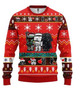 star wars cute ugly christmas sweater red 1 BGLK5