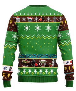 Star Wars Cute Ugly Christmas Sweatshirt Green