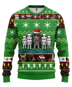 star wars darth vader ugly christmas sweatshirt green 1 o8Xln