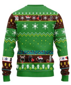 Star Wars Darth Vader Ugly Christmas Sweatshirt Green
