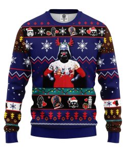 star wars funny ugly christmas sweatshirt blue 1 pezaay