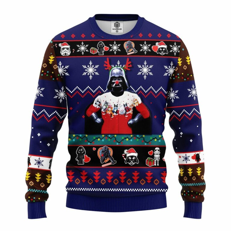 Star Wars Funny Ugly Christmas Sweatshirt Blue