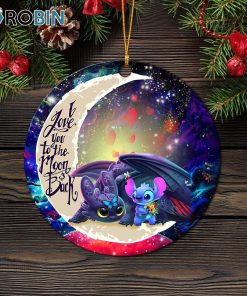 stitch and toothless love you to the moon galaxy christmas ornament 1 yxjqoa