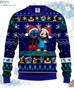 stitch mice ugly christmas sweater blue 119 8NAos
