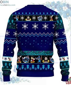 Stitch Mice Ugly Christmas Sweater Blue
