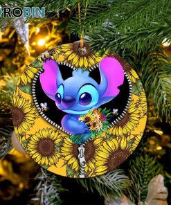 stitch sunflower zipper ornament christmas decorations 1 bcbxvr