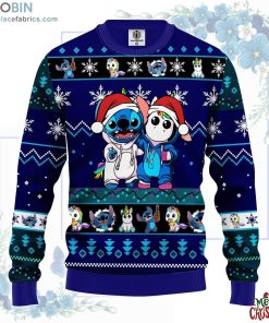 stitch unicorn ugly christmas sweater blue 116 Lup5g