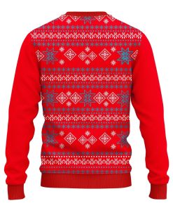 Stitch Winter Red Ugly Christmas Sweatshirt