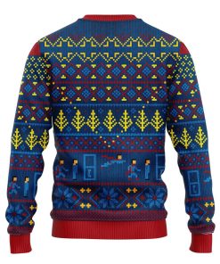 Superman Comic Ugly Christmas Sweatshirt