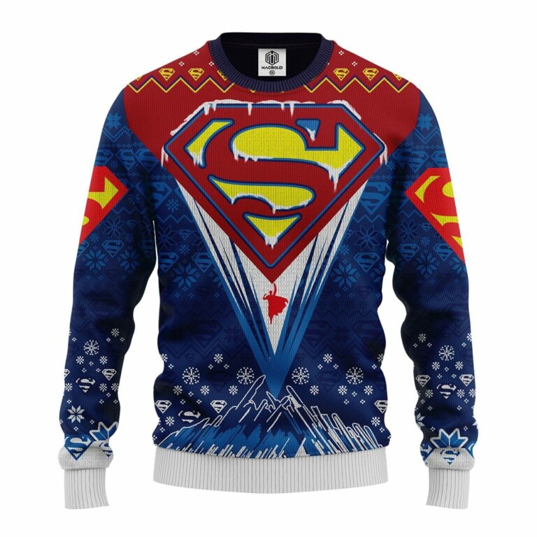 Superman Dc Ugly Christmas Sweatshirt