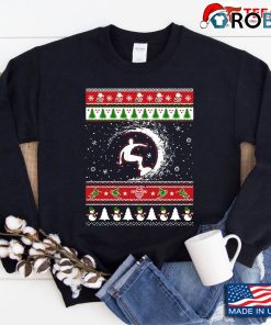 Surfing Ugly Christmas Sweatshirt