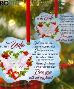 sweet pigeon ornament for wife thanks for being a part of my life 1 njshkn