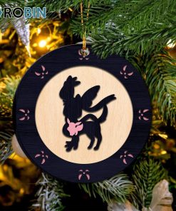 Sylveon Eevee Evolution Pokemon Christmas Ornament