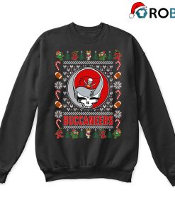 Tampa Bay Buccaneers X Grateful Dead Ugly Christmas Sweatshirt