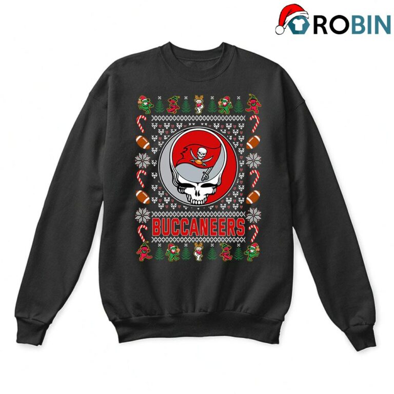 Tampa Bay Buccaneers X Grateful Dead Ugly Christmas Sweatshirt