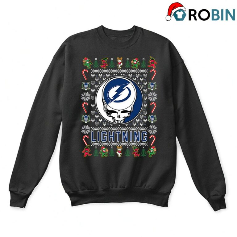 Tampa Bay Lightning X Grateful Dead Christmas Ugly Sweatshirt