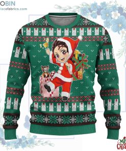 tanjiro kamado demon slayer anime ugly christmas sweater 106 UqwSl