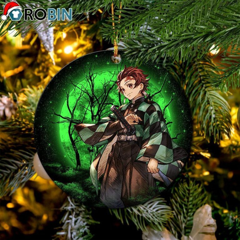 Tanjiro Moonlight Christmas Ornament
