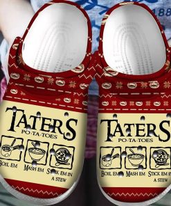 Tater Potatoes Crocs Classic Clogs Shoes
