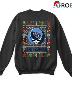 Tennessee Titans X Grateful Dead Christmas Ugly Sweatshirt