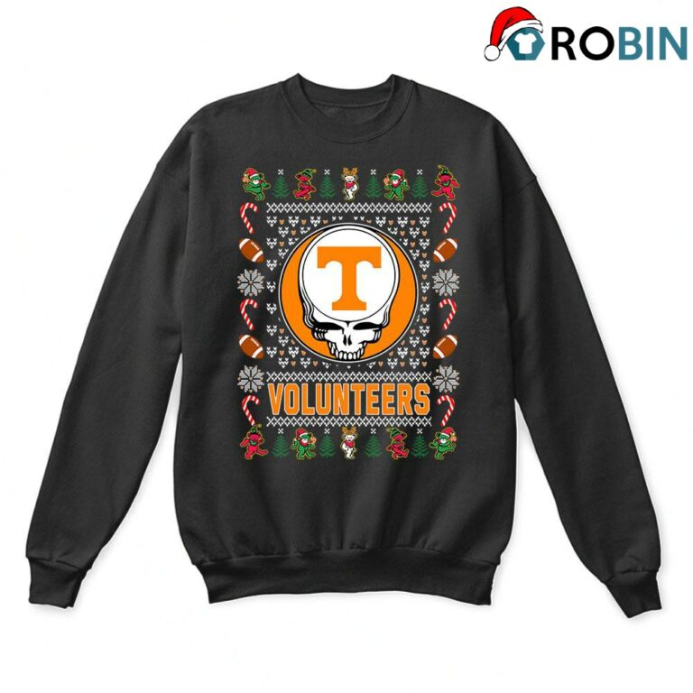 Tennessee Volunteers X Grateful Dead Christmas Ugly Sweatshirt