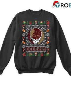 Texas State Bobcats X Grateful Dead Ugly Christmas Sweatshirt