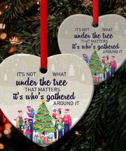The Best Gift For Christmas Is The Presence Of Family Christmas Heart Ornament The Best Gift For Christmas Is The Presence Of Family Christmas Heart Ornament