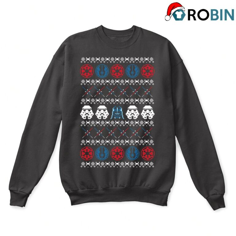 The Christmas Side Of The Force Stormtrooper Star Wars Ugly Sweatshirt