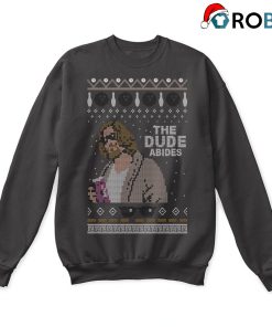 The Dude Abides The Big Lebowski Ugly Christmas Sweatshirt