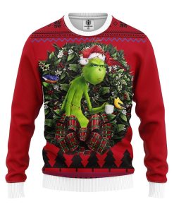 The Grinch With Cup Noel Mc Ugly Christmas Sweater The Grinch With Cup Noel Mc Ugly Christmas Sweater