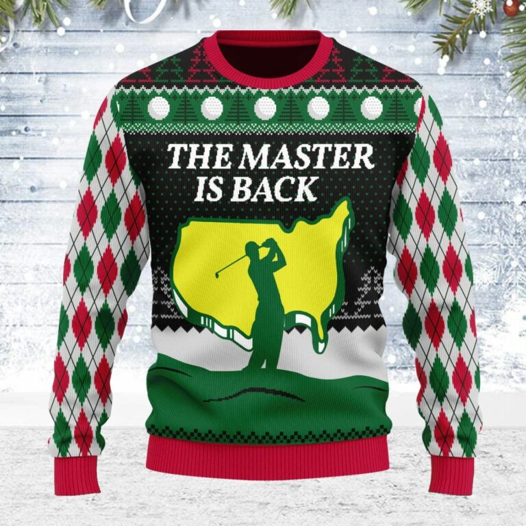 The Master Is Back Christmas Ugly Sweatshirt, Sweater