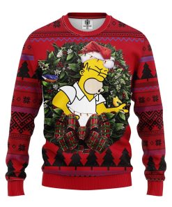 the simpson noel mc ugly christmas sweater 1 luhuR