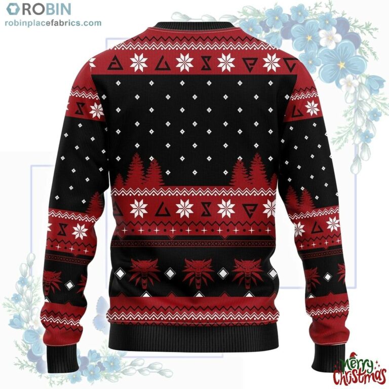 The Witcher Red Ugly Christmas Sweater