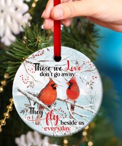 They Fly Beside Us Everyday Cardinal Bird Circle Ornament They Fly Beside Us Everyday Cardinal Bird Circle Ornament