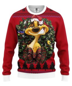 Timon Lion King Funny Noel Mc Ugly Christmas Sweatshirt