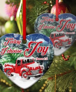 Today I Choose Joy Beautiful Heart Ornament Today I Choose Joy Beautiful Heart Ornament