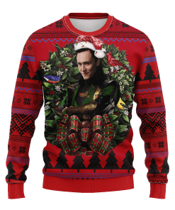 tom hiddleston loki avengers noel mc ugly christmas sweater 1 Szzo8