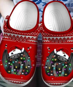 Toothless Christmas Crocs Classic Clogs Shoes