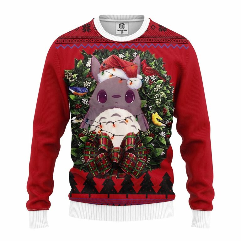 Totoro Noel Mc Ugly Christmas Sweatshirt