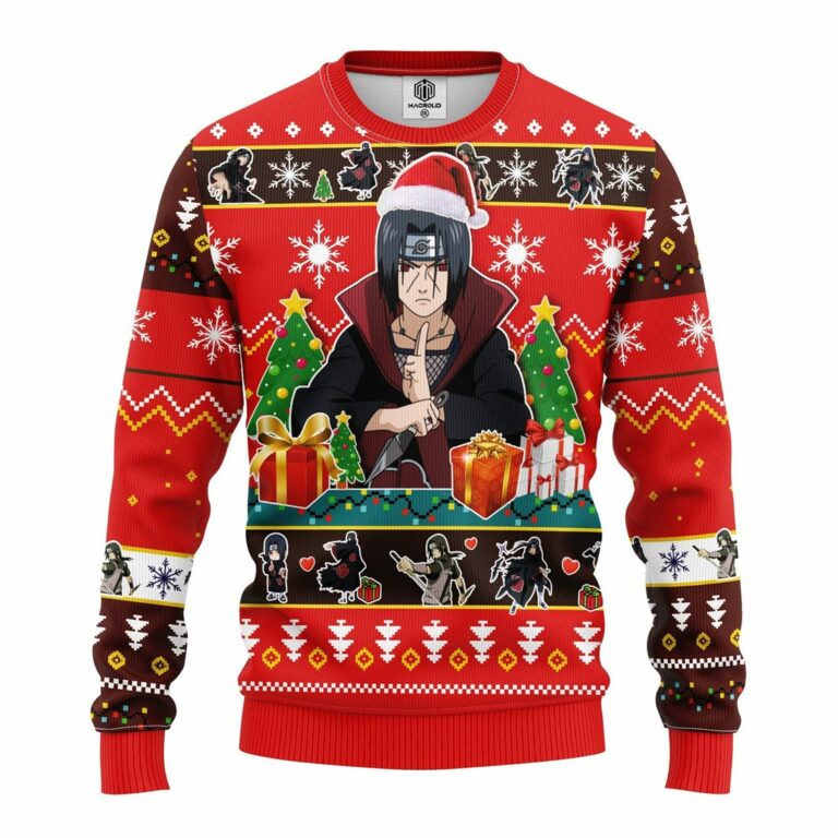 Uchiha Itachi Naruto 2 Ugly Christmas Sweater