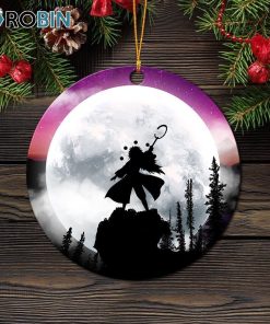 Uchiha Madara Naruto Moon Night Christmas Ornament