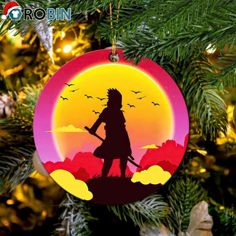 Uchiha Sasuke Naruto Sunset Ornament – Christmas Decorations