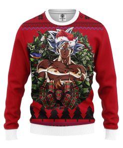 Ultra Instinct Goku Noel Mc Ugly Christmas Sweatshirt