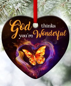 unique butterfly heart ornament god thinks youE28098re wonderful 1 NXGLf