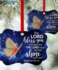 unique butterfly ornament the lord bless you 1 ncgzh5