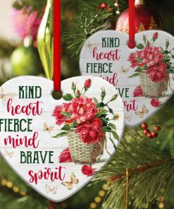Unique Christian Heart Ornament Kind Heart And Brave Spirit Unique Christian Heart Ornament Kind Heart And Brave Spirit