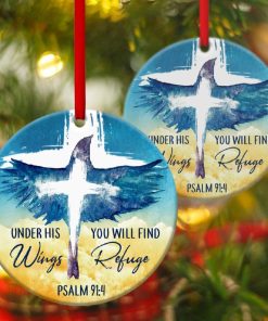 Unique Eagle Circle Ornament Under s Wings, You Will Find Refuge Unique Eagle Circle Ornament Under s Wings, You Will Find Refuge